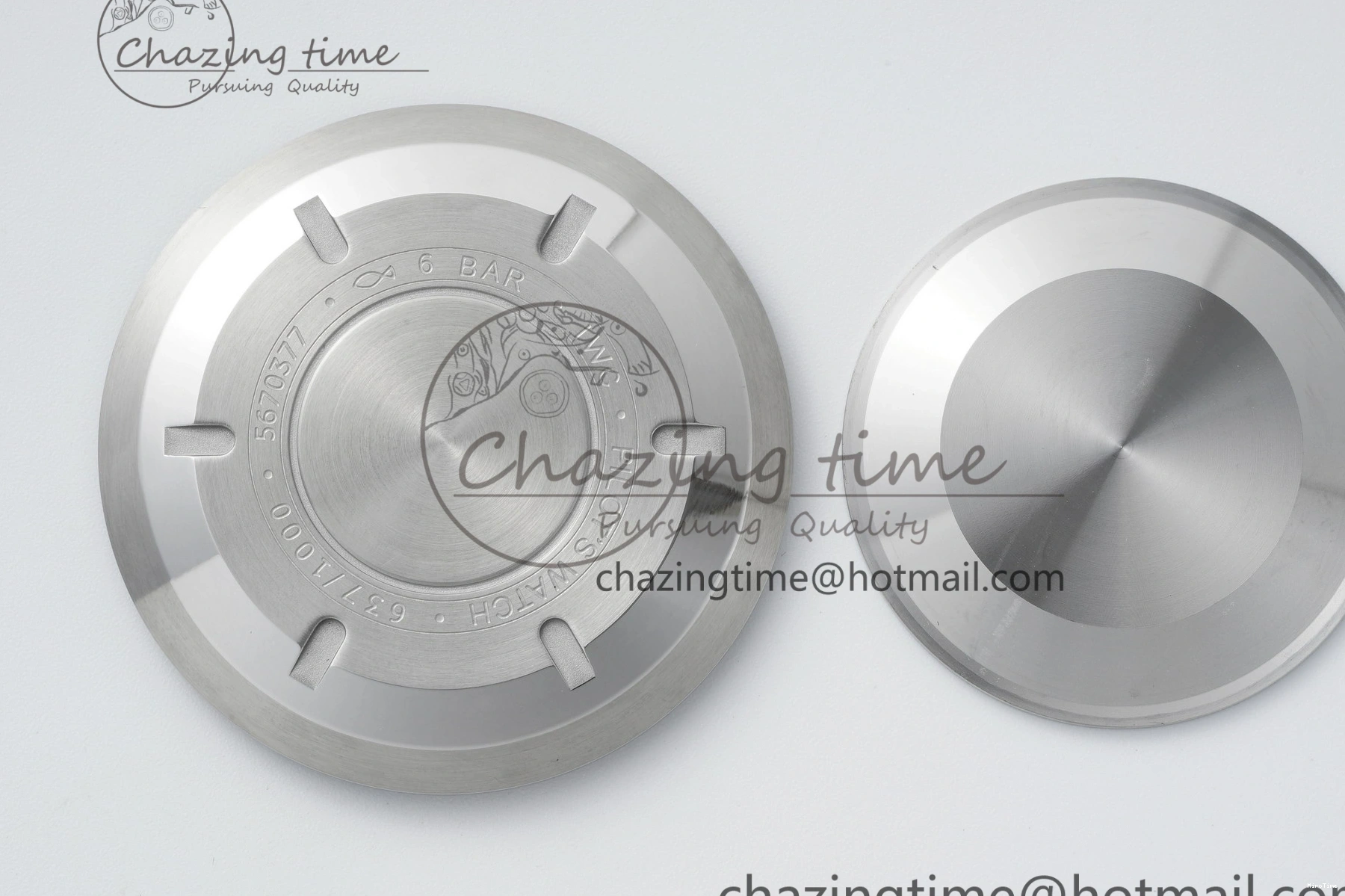 MIROTIME 0312 Bright Pilot Chrono SS AZF 1:1 Best Edition Green Dial on Brown Leather Strap A 7059